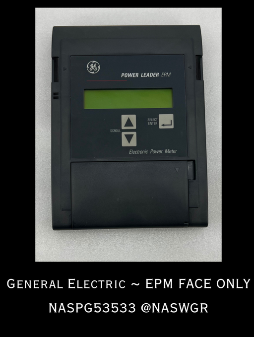 General Electric Power Leader Electronic Power Meter (FACE ONLY)