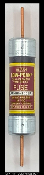 Cooper Bussman LPN-RK-100SP Fuse - 100A/250V - Unused