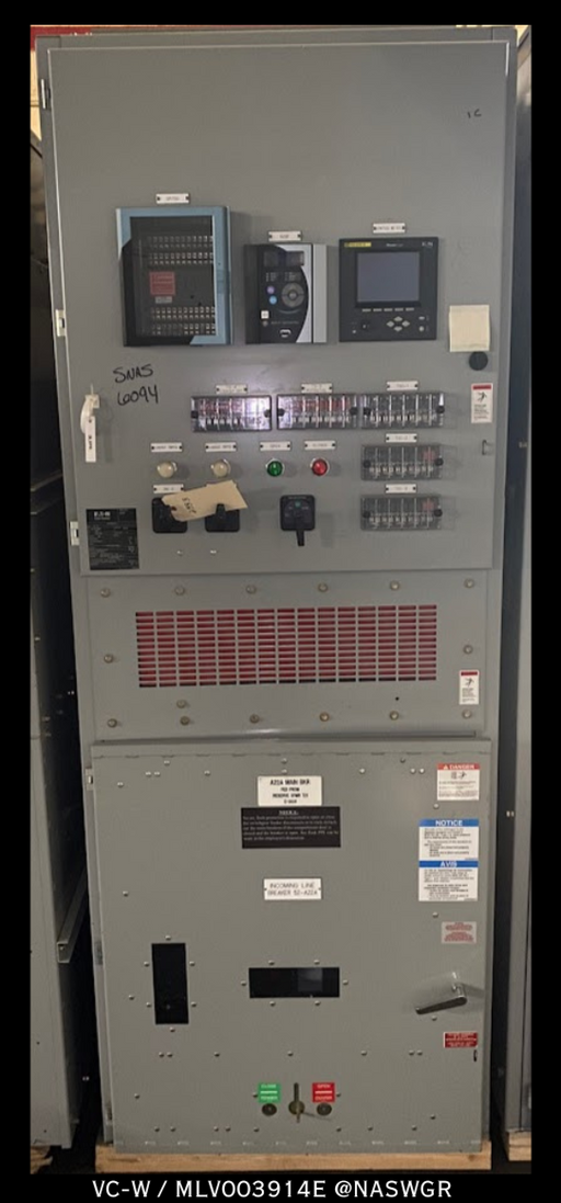 Eaton VC-W Medium Voltage Switchgear Assembly w/ 50VCP-W350 - 3000 Amp