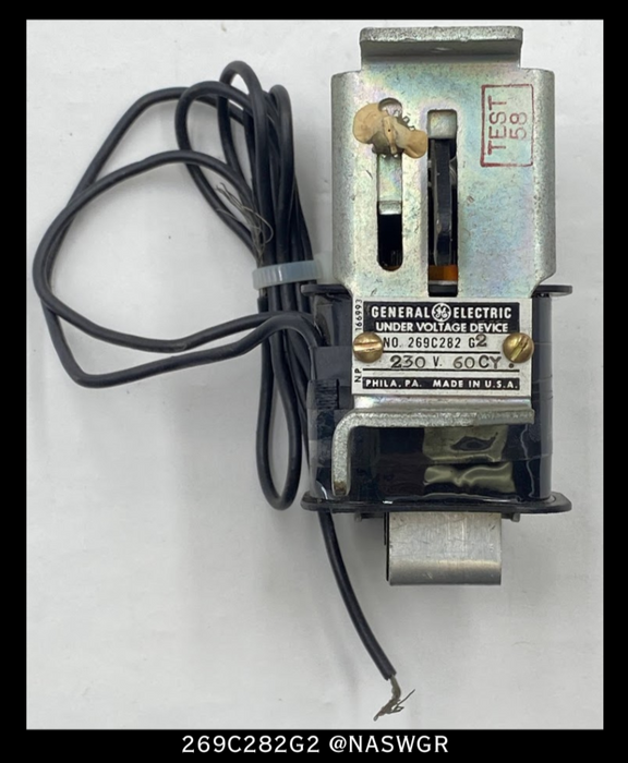 General Electric 269C282G2 Under Voltage Device - 230V