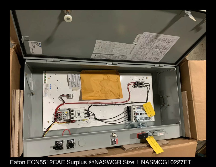 Eaton ECN5512CAE  Industrial Pump Panel - 30A/SIZE1/460vAC - Unused