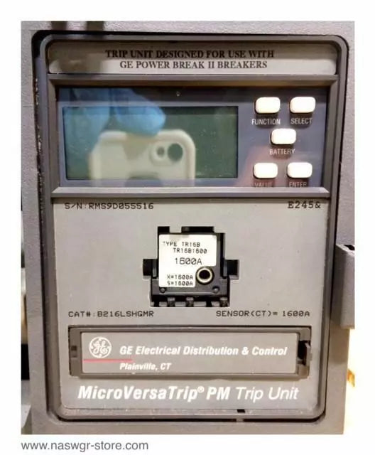 GE PowerBreak II SHD16B216H Circuit Breaker - 1600 Amp