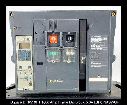 Square D MasterPact NW16H1 Circuit Breaker - 1600 Amp