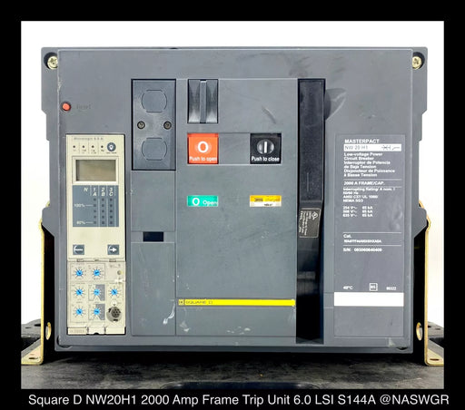 Square D MasterPact NW20H1 Circuit Breaker - 2000 Amp