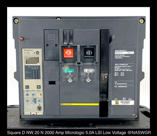 Square D MasterPact NW20N Circuit Breaker - 2000 Amp