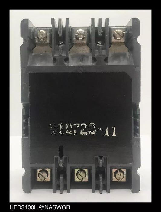 Westinghouse HFD3100L Molded Case Circuit Breaker - 100 amp
