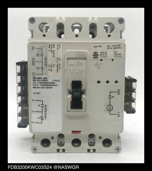 Eaton FDB3200KWC03S24 Molded Case Switch - 200 Amp