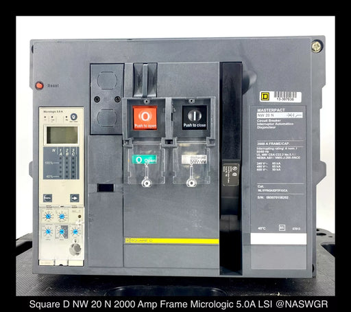 Square D MasterPact NW20N Circuit Breaker - 2000 Amp