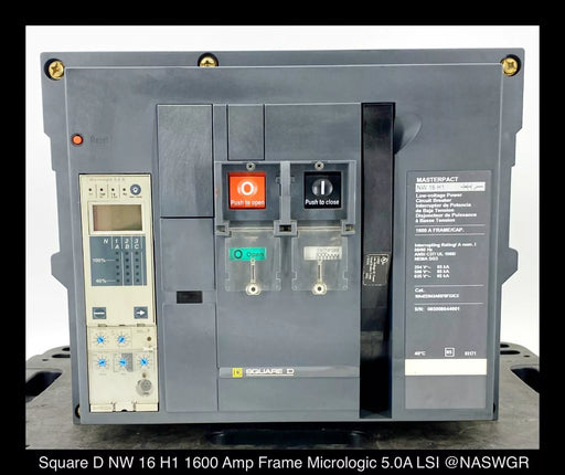Square D MasterPact NW16H1 Circuit Breaker - 1600 Amp