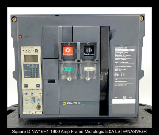 Square D MasterPact NW16H1 Circuit Breaker - 1600 Amp