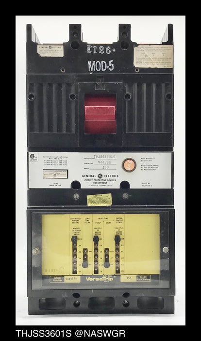 GE THJSS3601S Molded Case Circuit Breaker - 150 Amp