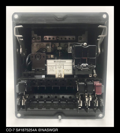 Westinghouse CO-7, 1875254A Overcurrent Relay - 4/12 Amp