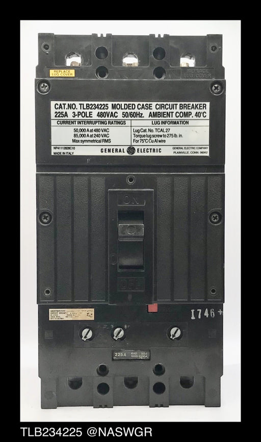 General Electric TLB234225 Molded Case Circuit Breaker - 225 Amp