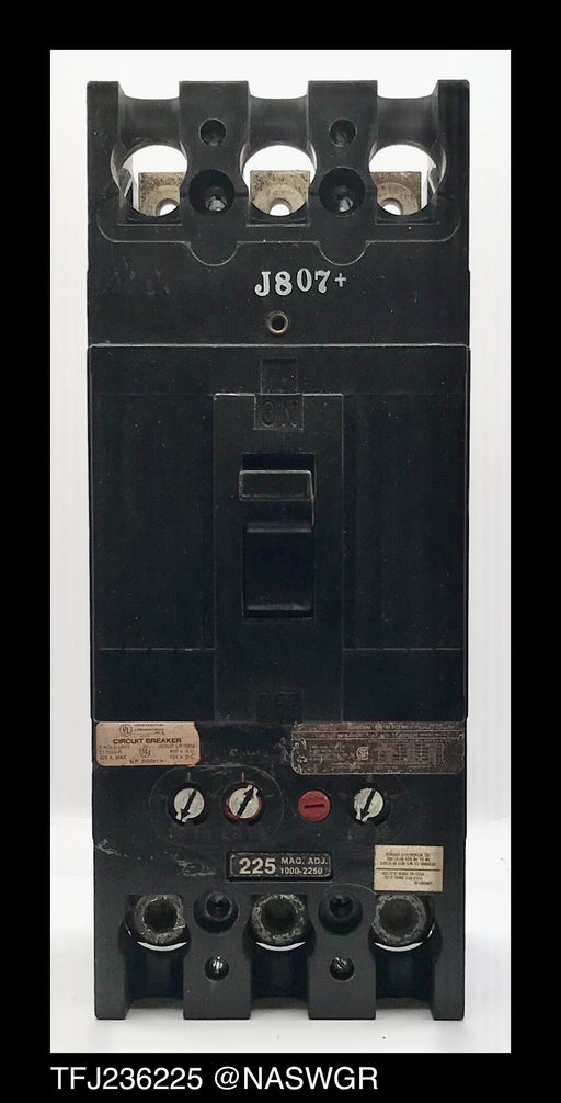 General Electric TFJ236225 Molded Case Circuit Breaker ~ 225 Amp