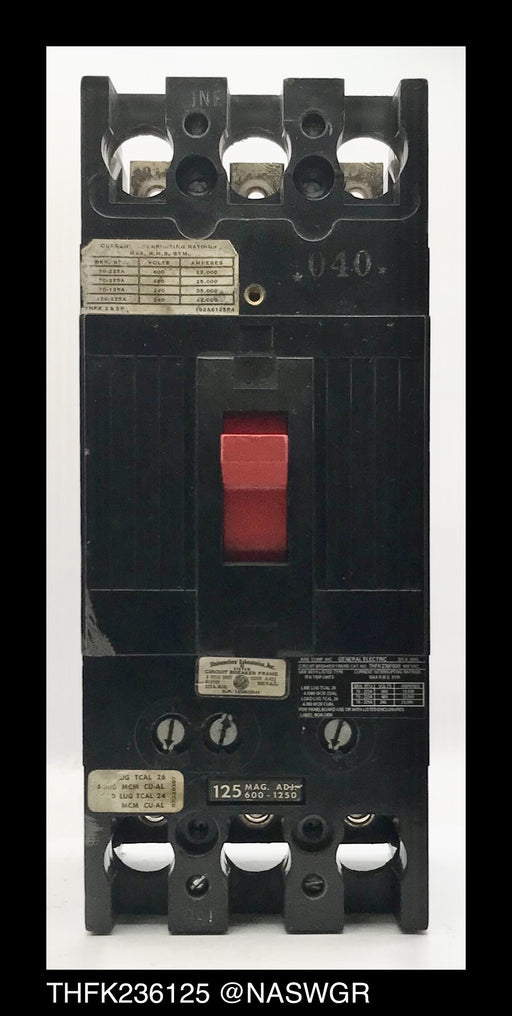 General Electric THFK236125 Molded Case Circuit Breaker - 125 Amp