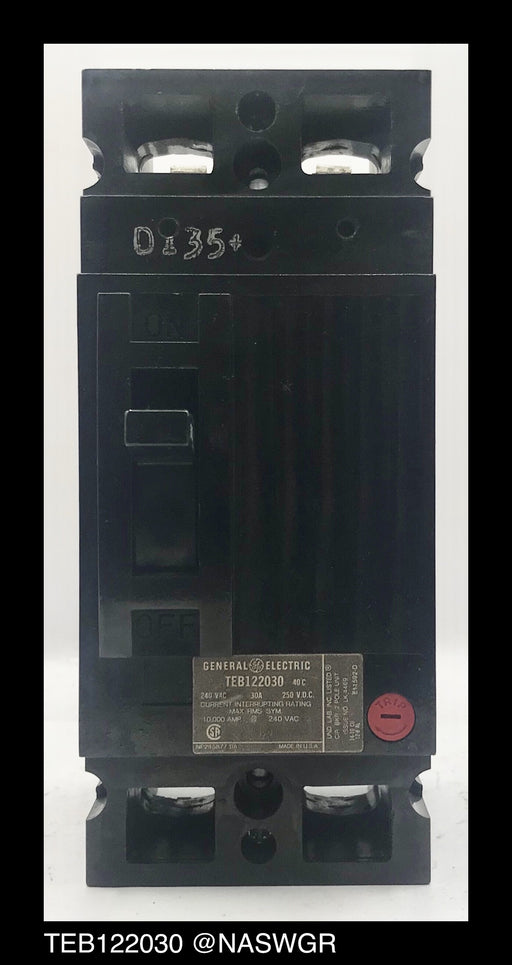 General Electric TEB122030 Molded Case Circuit Breaker - 30 Amp
