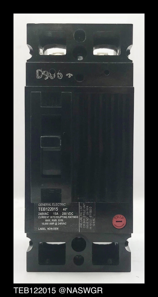 General Electric TEB122015 Molded Case Circuit Breaker - 15 Amp