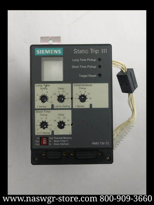 Siemens RMS-TSI-TZ Static Trip III Relay LS Function