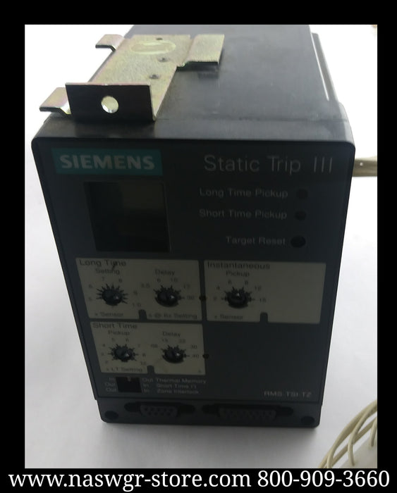 Siemens RMS-TSI-TZ Static Trip III Relay LS Function