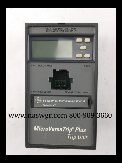 General Electric MicroVersa Trip Plus A206LSIGR Solid State Device