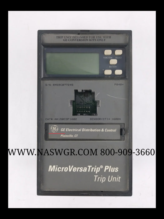 General Electric MicroVersaTrip Plus Trip Unit