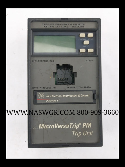 General Electric MicroVersaTrip Trip Unit