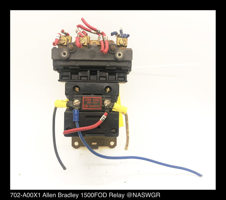 702-A00X1 Allen Bradley 702-A00X1 / 1500 F0D Relay