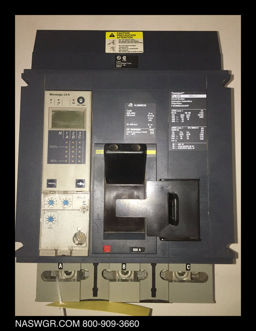 Square D PJA36080CU41AYP Circuit Breaker ~ LI