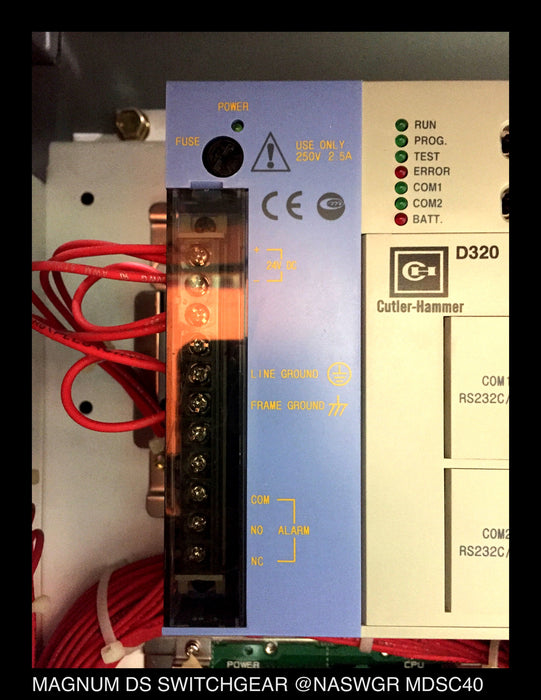 Eaton / Cutler-Hammer Magnum DS MDSC40 Switchgear and Associated Parts