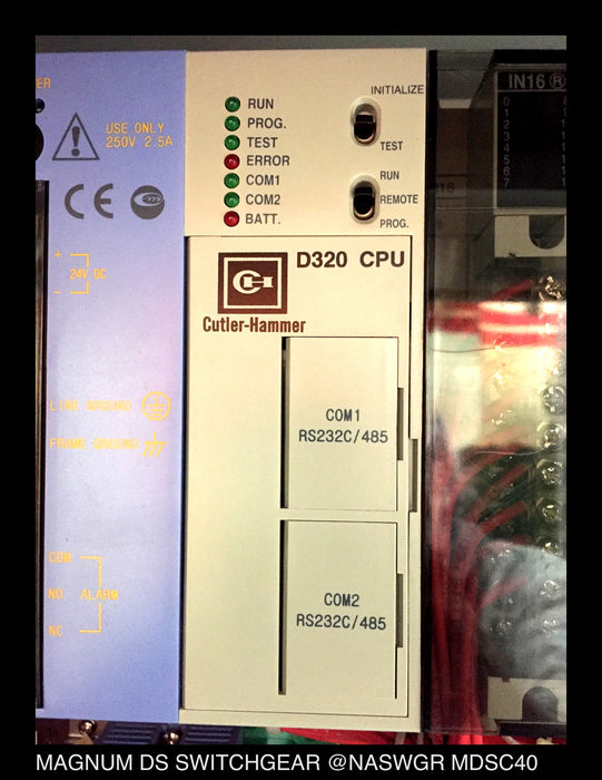 Eaton / Cutler-Hammer Magnum DS MDSC40 Switchgear and Associated Parts