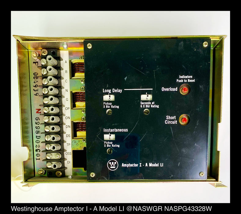 Westinghouse Amptector I-A, 6998D02G01, Model LI