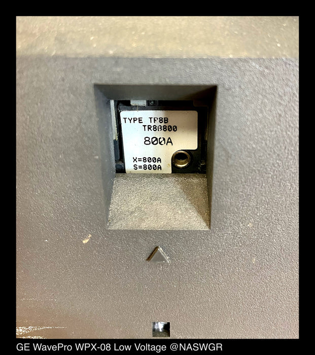 GE WavePro WPX-08 Circuit Breaker (M/O,D/O) - 800 Amp