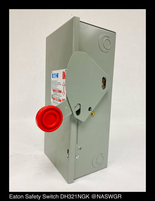 Eaton DH321NGK Heavy Duty Safety Switch - 30A/240V/3P/N1 - Unused