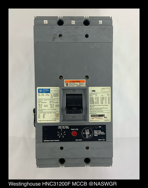 Westinghouse HNC31200F Molded Case Circuit Breaker - 1200 Amp