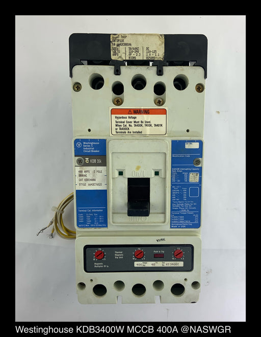 Westinghouse KDB3400W Molded Case Circuit Breaker - 400 Amp