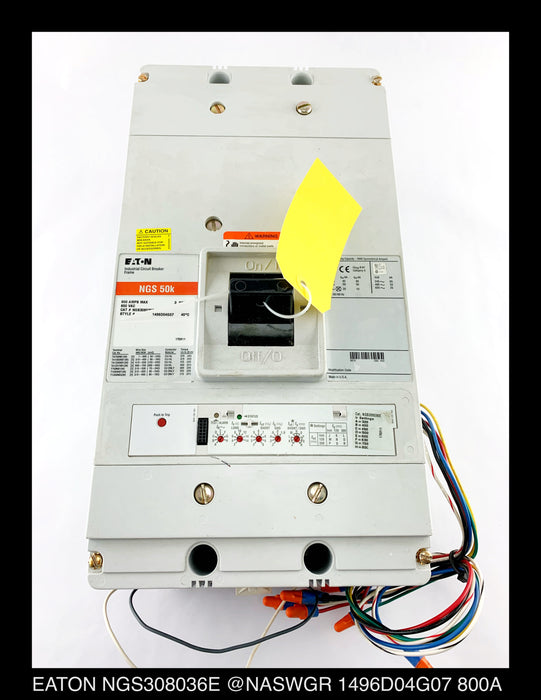 Eaton NGS308036E Molded Case Circuit Breaker - 800 Amp