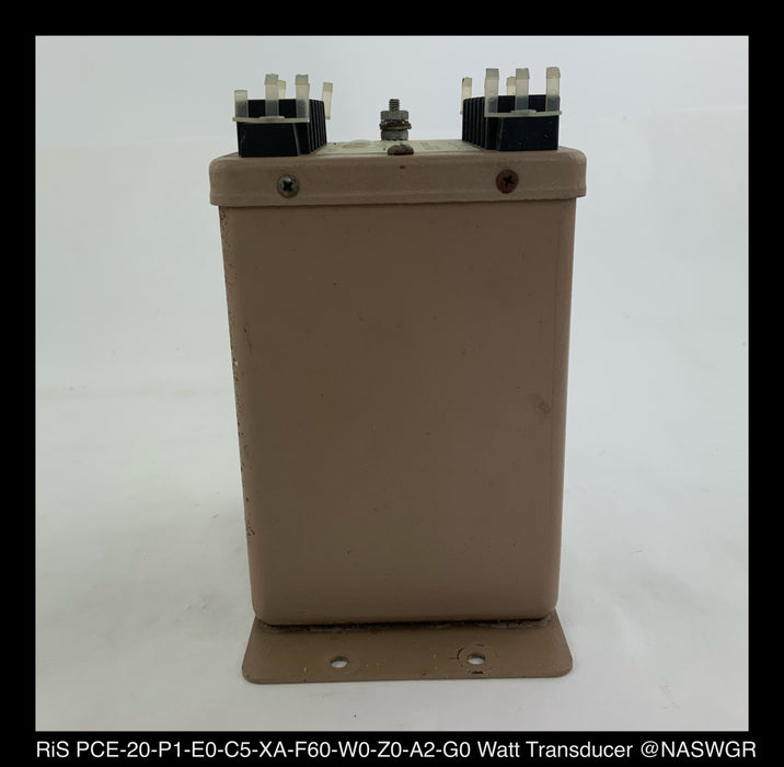 RIS PCE-20-P1-E0-C5-XA-F60-W0-Z0-A2-G0 Watt Transducer