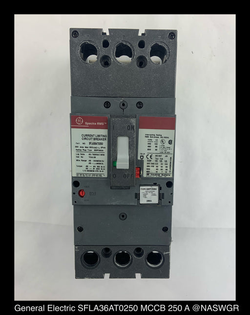 GE Spectra RMS SFLA36AT0250 Circuit Breaker ~ 200 Amp