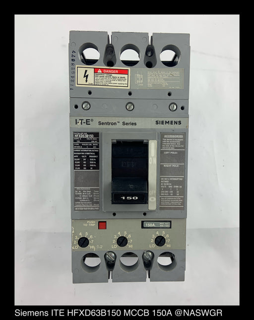 Siemens HFXD63B150 Molded Case Circuit Breaker - 150 Amp