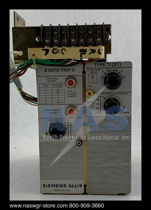 Siemens-Allis Static Trip II Solid State Device