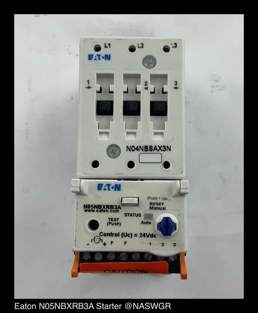 Eaton N101BSAB3A IT. Electro-Mechanical Starter - 9A/24v - Unused