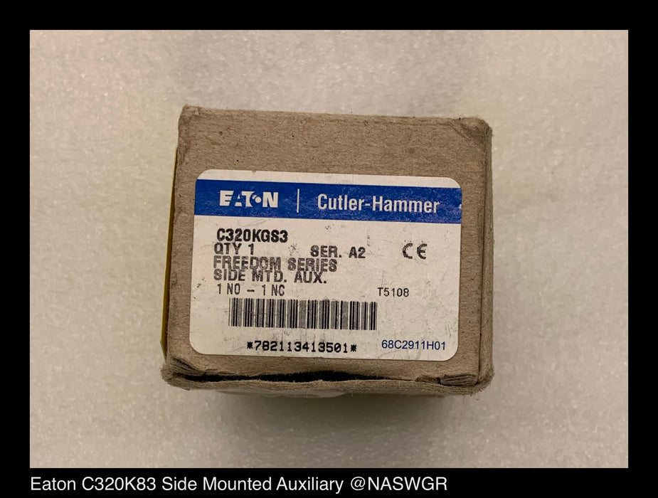 Eaton Freedom Series C320K83 Auxiliary Contact - Unused