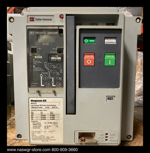 Eaton Magnum DS MDSC16 Circuit Breaker (E/O,D/O) - 1200 Amp