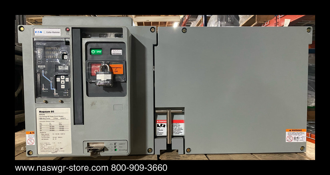 Eaton Magnum DS MDSC40 Circuit Breaker (E/O,D/O) - 4000 Amp