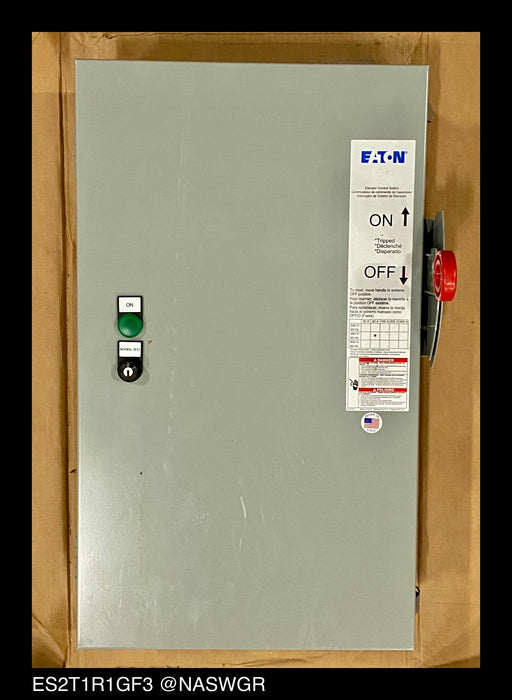 Eaton ES2T1R1GF3 Elevator Control Switch - 60A/240v/N1 - Unused