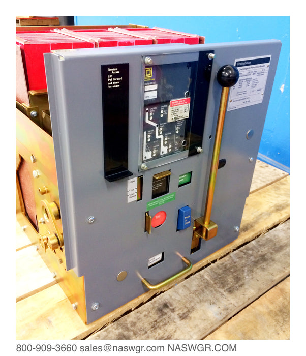 Westinghouse DS-420 Circuit Breaker, Manually Operated, Drawout, 2000A DS Circuit Breaker, Retrofitted with the solid state trip of your choice