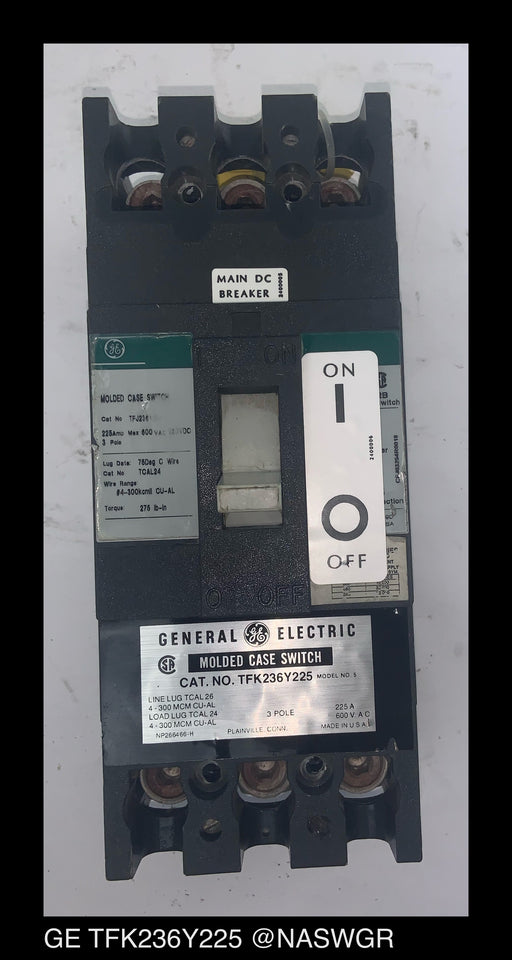 General Electric TFK236Y225 Molded Case Switch - 225 Amp