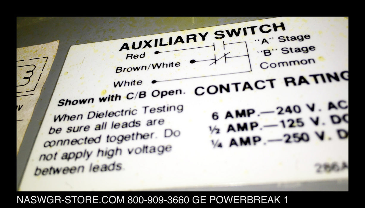 GE PowerBreak TP3030SSFC Circuit Breaker (M/O,D/O Houston Style) - 3000 Amp