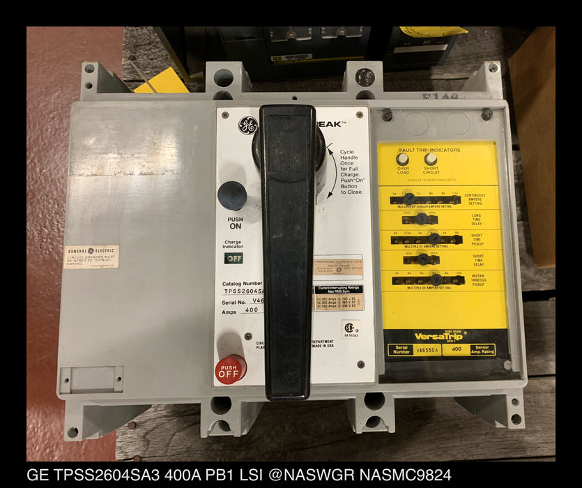 GE TPSS2604SA2 Power Break ~ 400 Amp