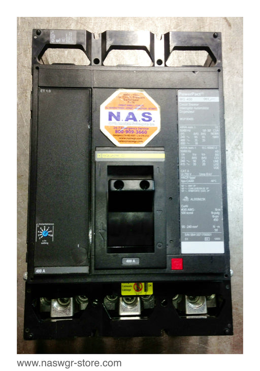Square D PowerPact MGP36400 Circuit Breaker - 400 Amp
